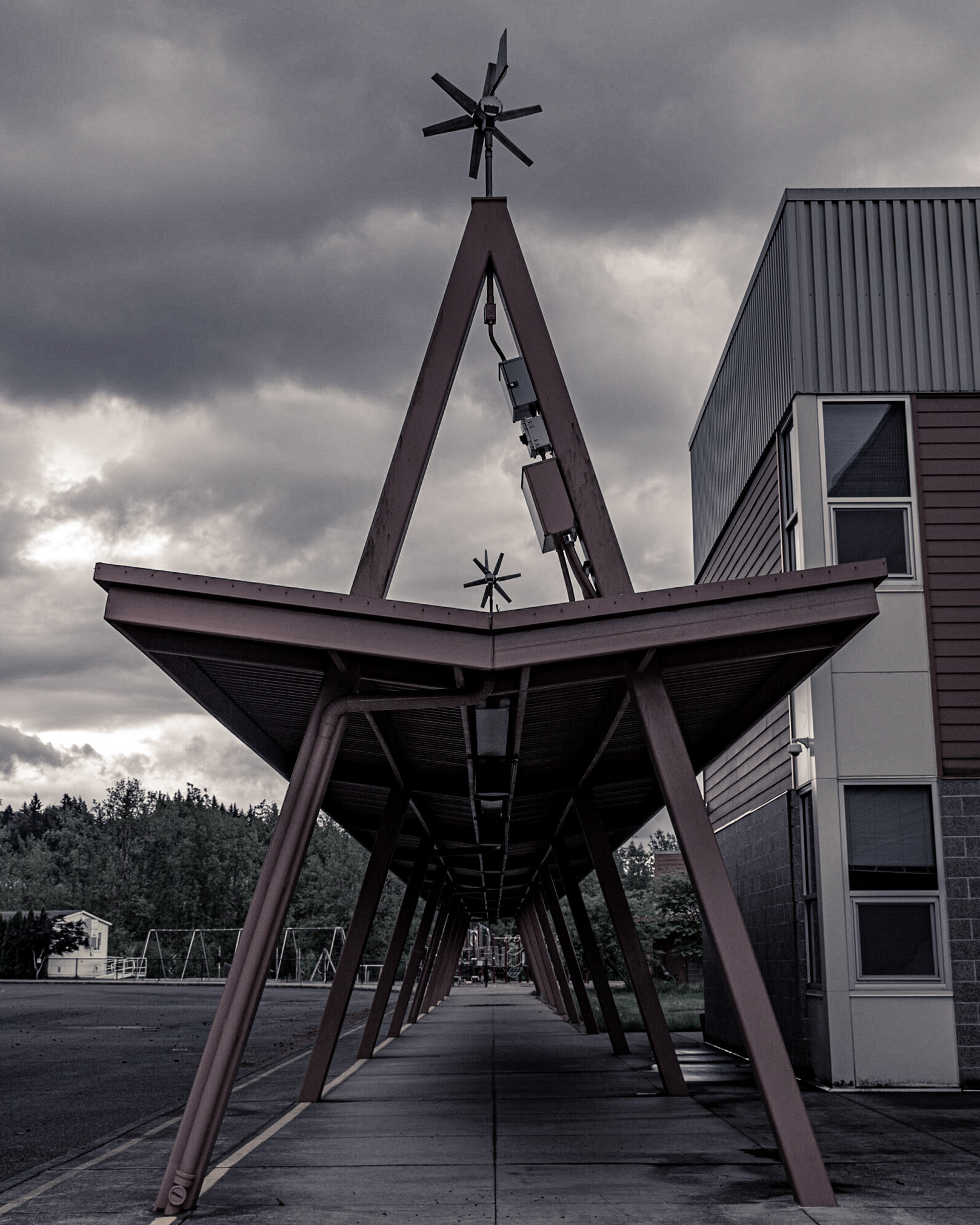 May 19. Outdoor Tunnel.  Grass Valley Elementary School, Camas, Washington, United States