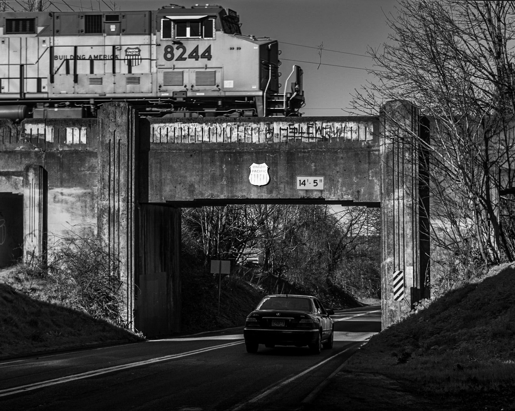 February 18. Union Pacific.  NE 162nd Avenue, Portland, Oregon, United States