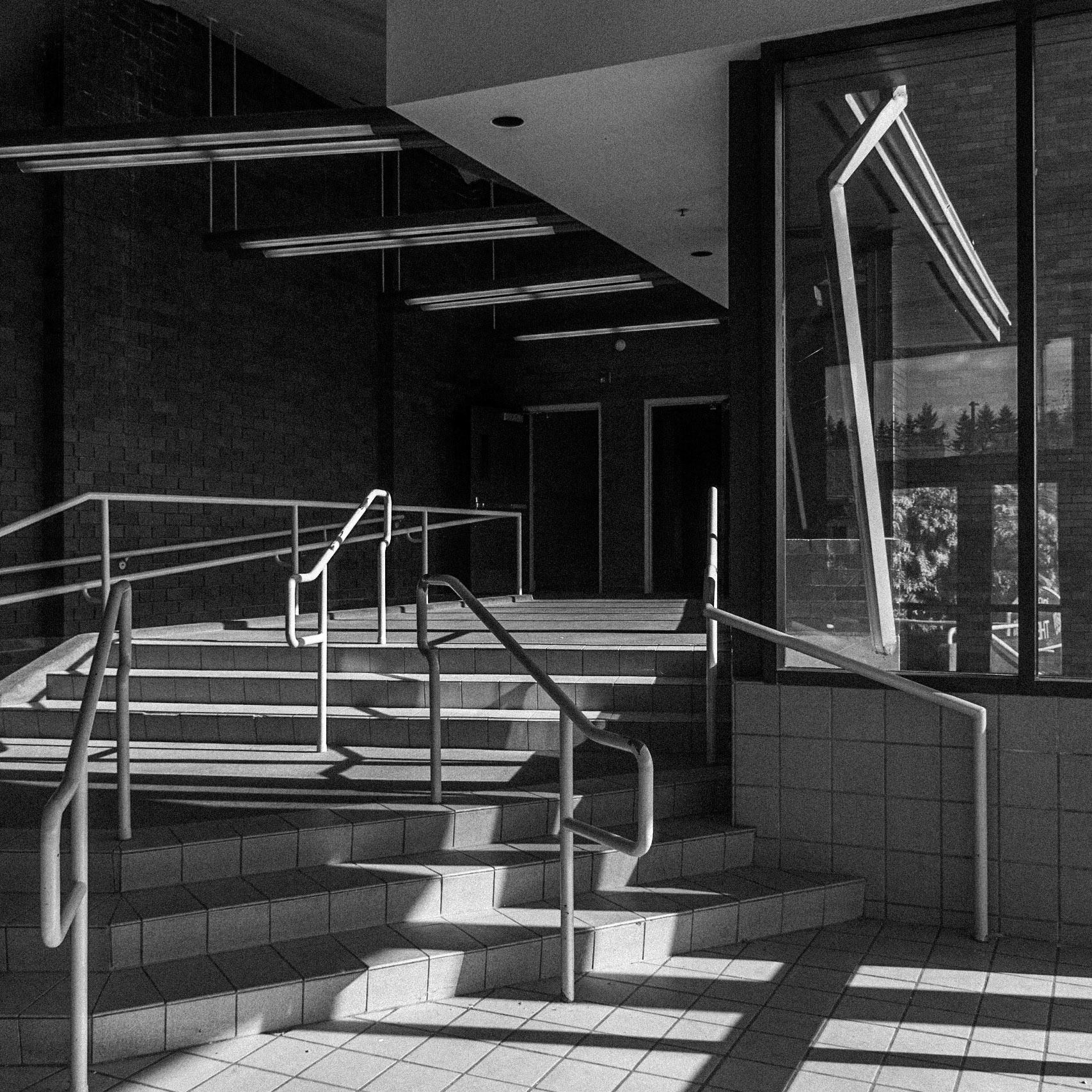 April 11. Empty Lobby.   Garfield School, Camas, Washington, United States