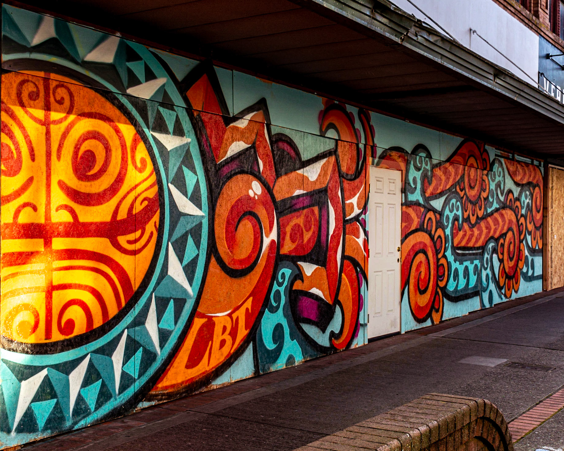 June 3. Mystery Mural.  Sixth and Main, Vancouver, Washington, United States