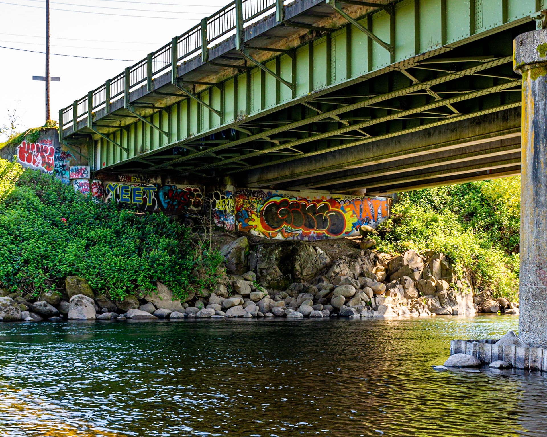 April 20. Bridge Underbelly.  Camas, Washington, United States