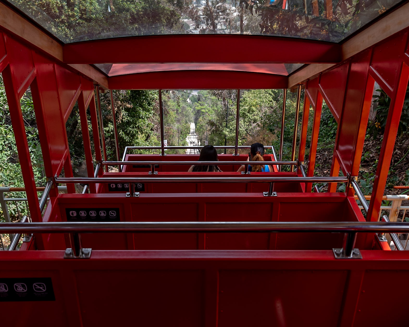 Funicular de Santiago, Cerro San Cristóbal, Santiago, Chile
