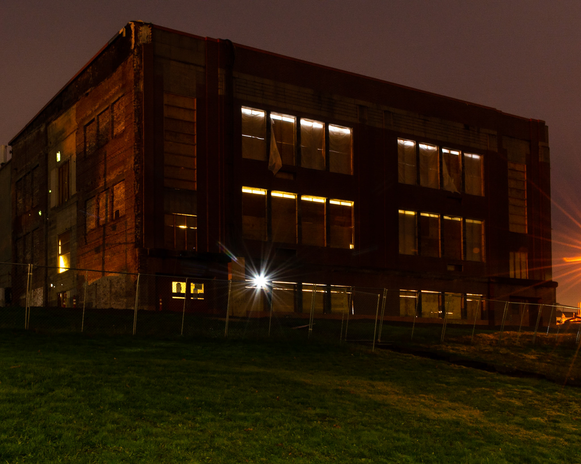 November 28. Boarded Up.  Joyce Garver Theater / Garfield School, Camas, Washington, United States