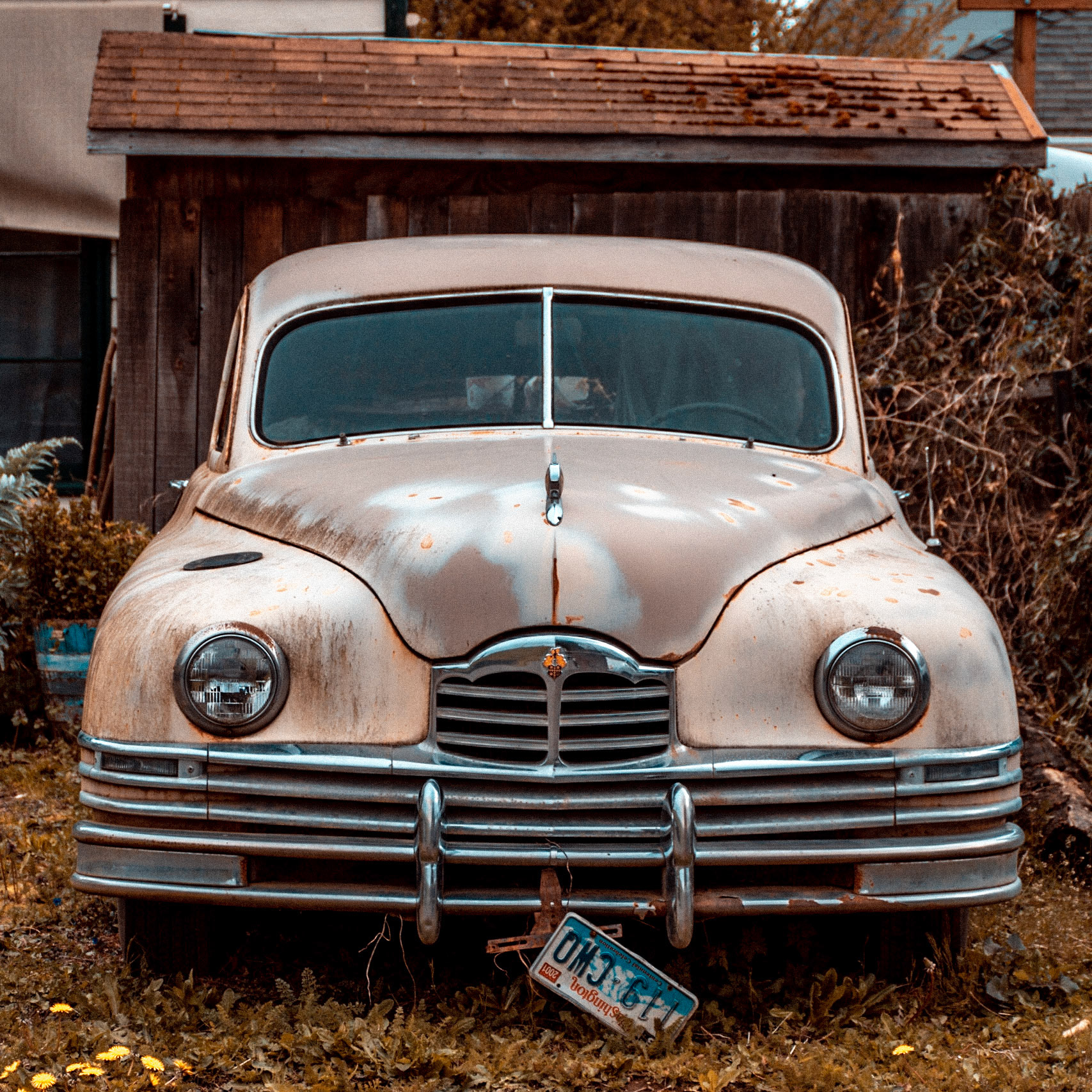 April 4. Vintage Car.  Washougal, Washington, United States