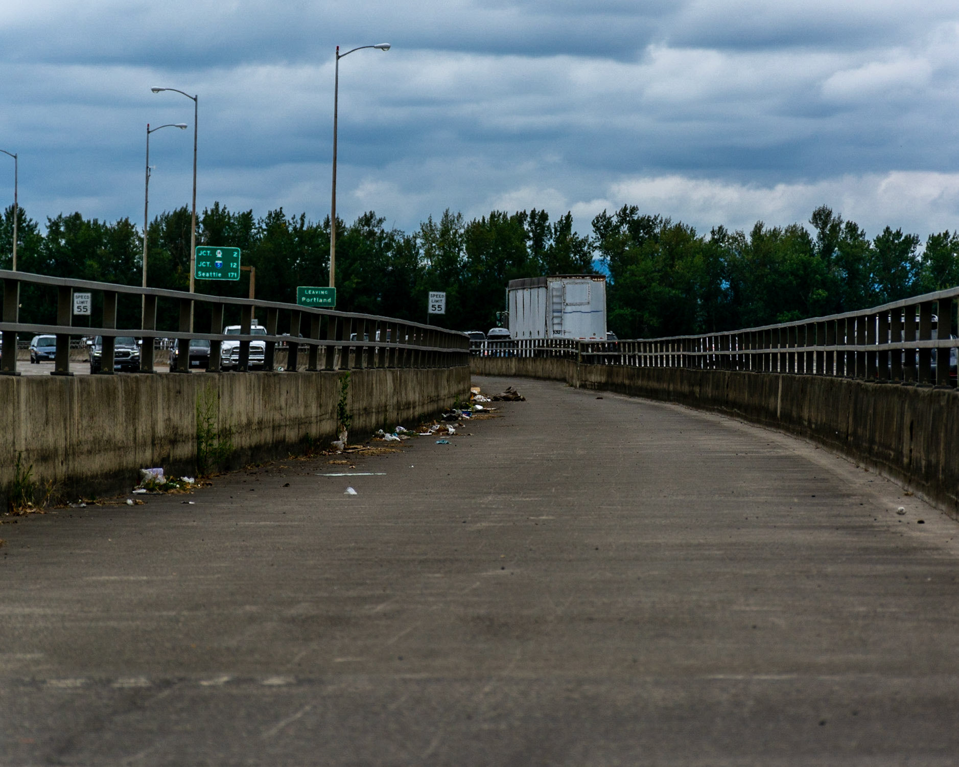 July 24. Leaving Portland.  I-205 Glenn Jackson Bridge, Portland, Oregon, United States