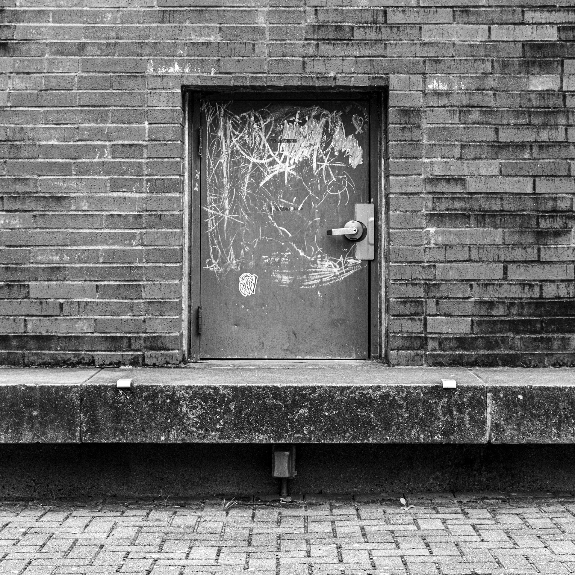 August 21. Tiny Door.  Reflection Plaza, Washougal, Washington, United States