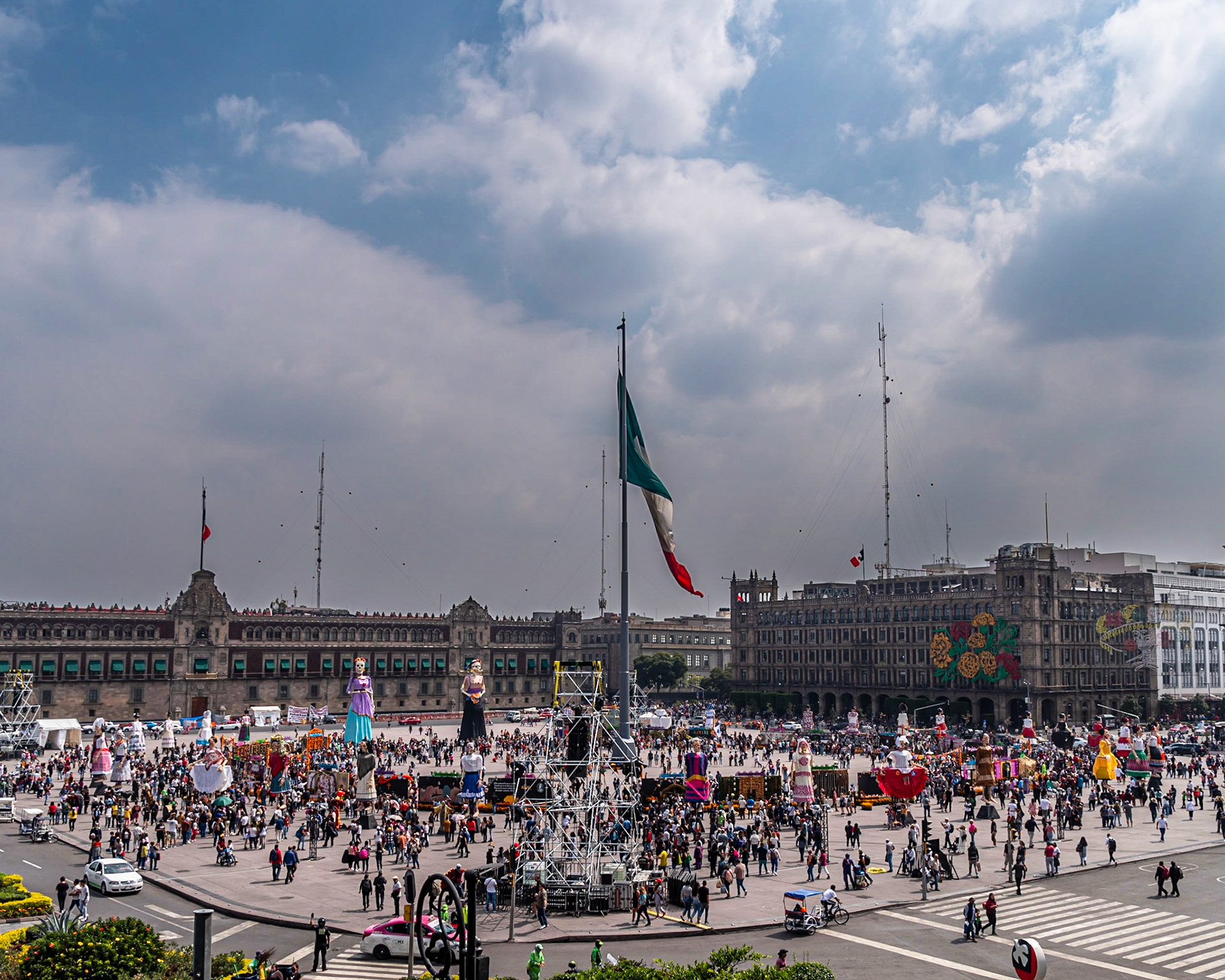 Zócalo Plaza de la Constitucion, Mexico City, Mexico