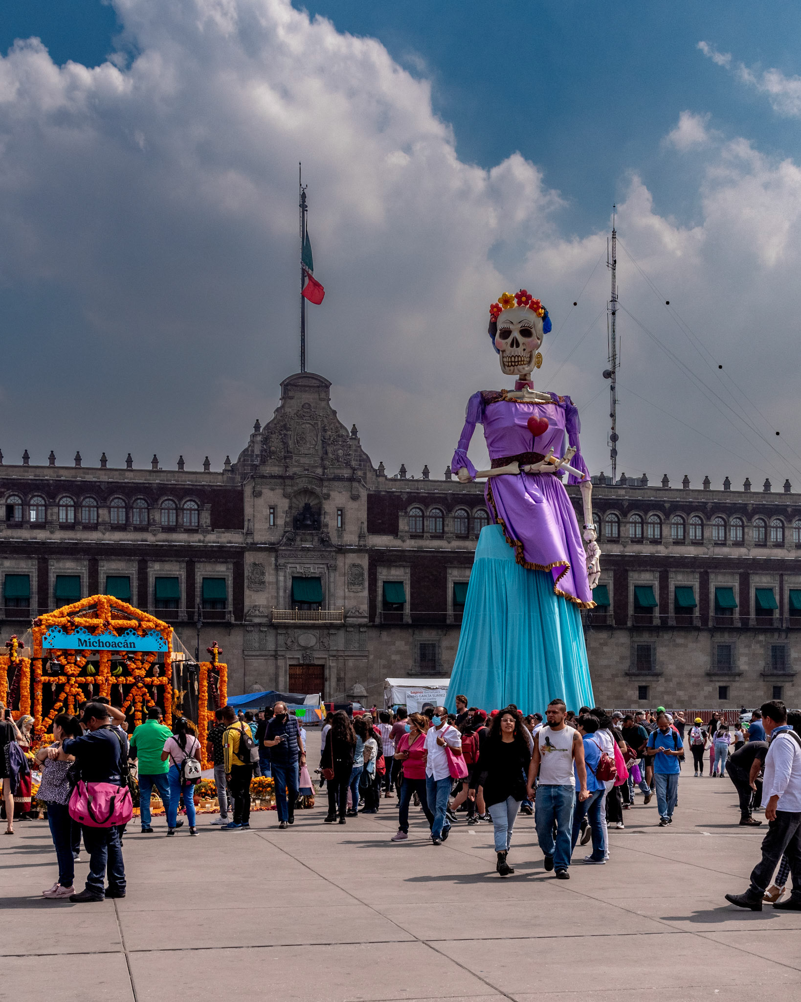 Zócalo Plaza de la Constitucion, Mexico City, Mexico