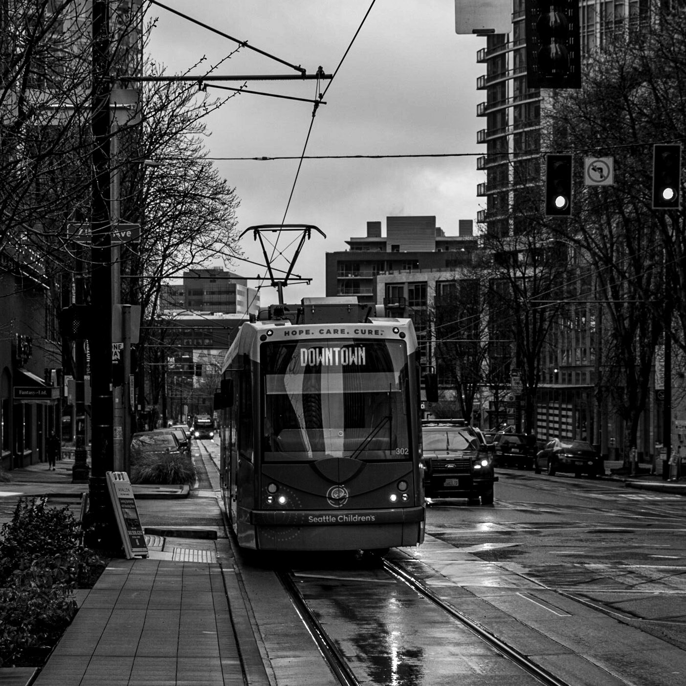 March 13. Downtown.  Westlake and Ninth, Seattle, Washington, United States