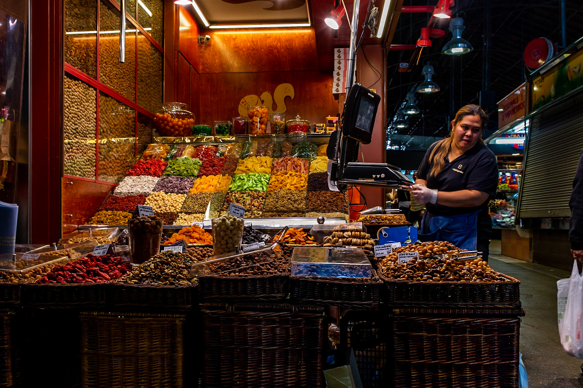 Mercat St. Josep la Boqueria, Barcelona, Catalonia, Spain
