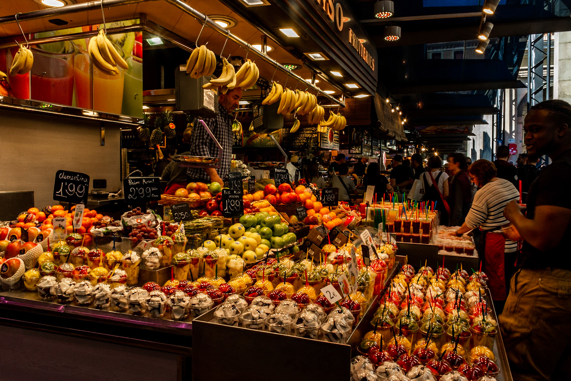 Mercat St. Josep la Boqueria, Barcelona, Catalonia, Spain
