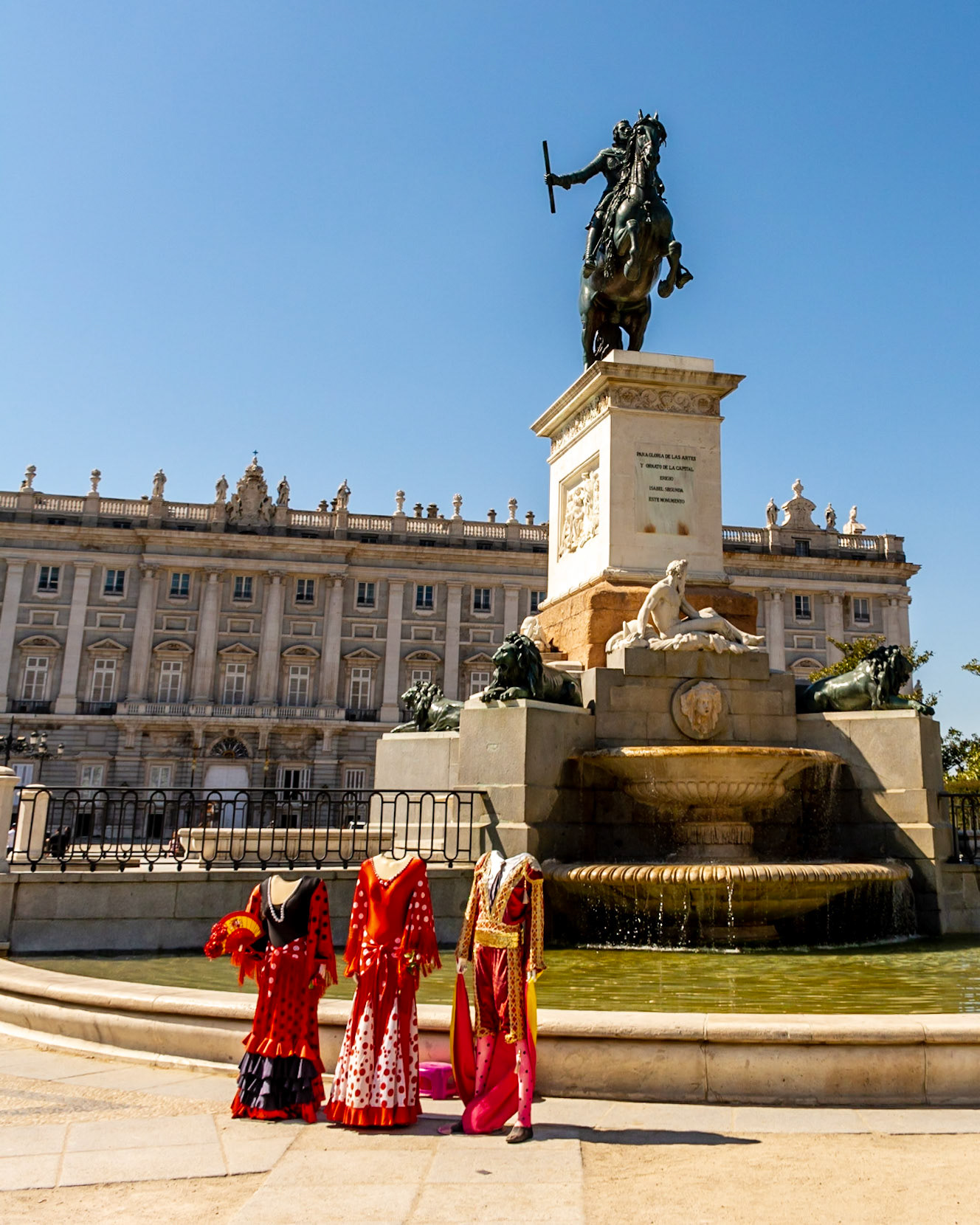 Monumento a Felipe IV, Madrid, Spain