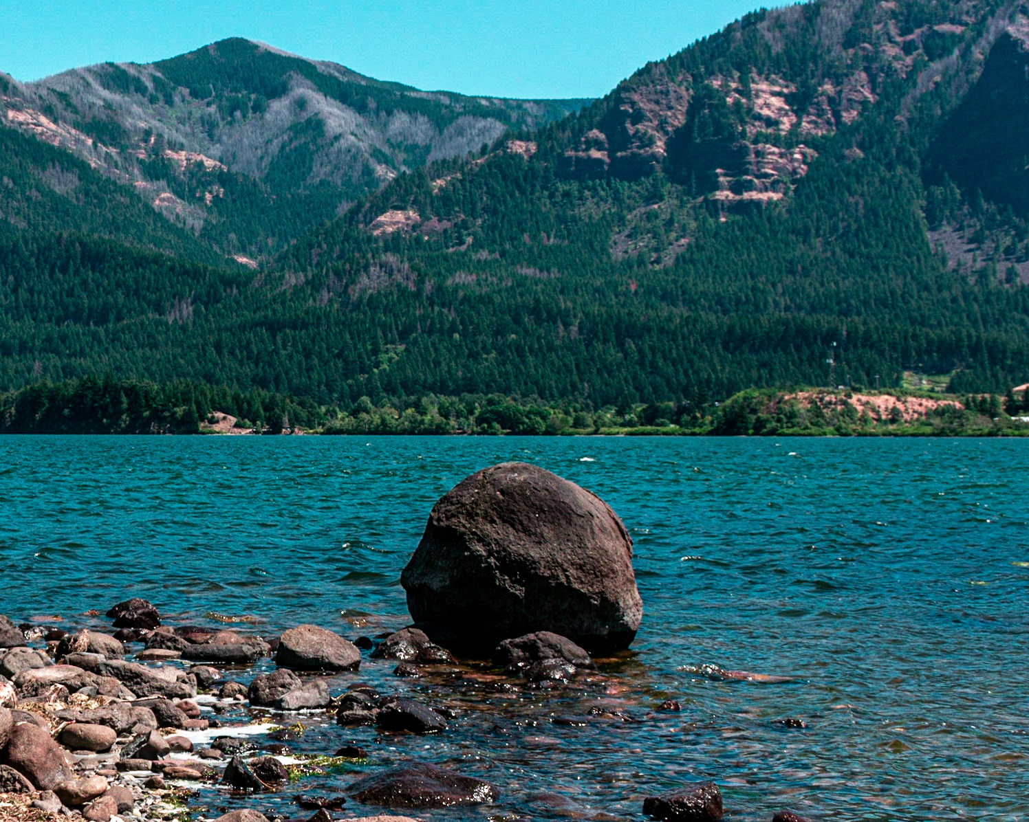 July 25. Ripples and Rocks.  Stevenson, Washington, United States