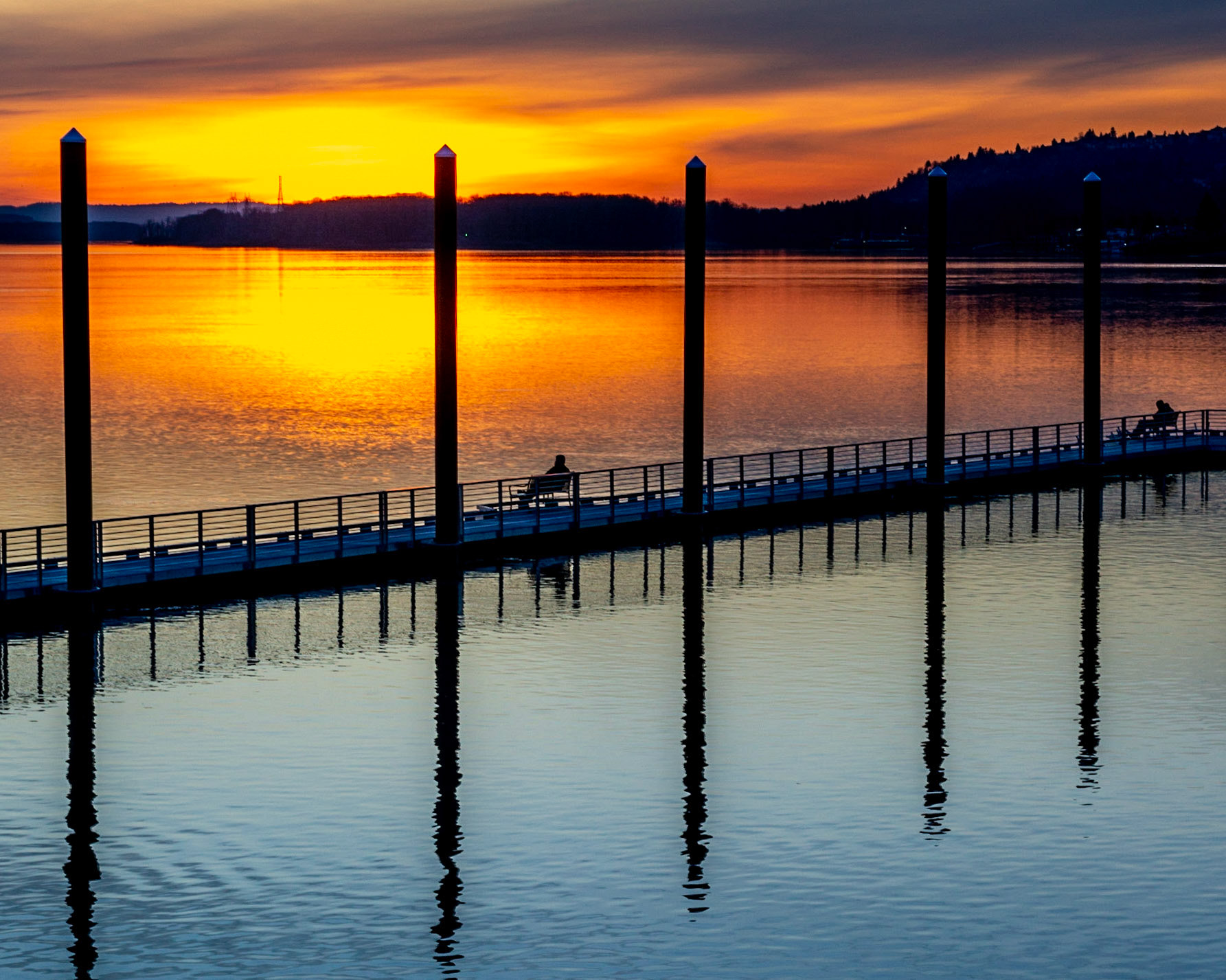 March 10. Sun Sets on My Thirties.  Washougal Waterfront Park, Washougal, Washington, United States