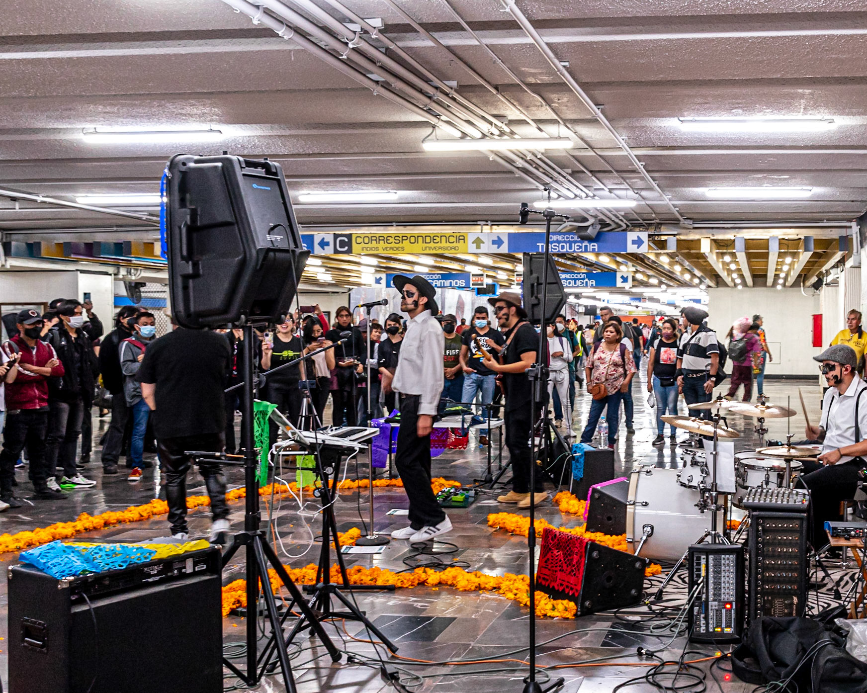 Hidalgo Station, CDMX Metro, Mexico City, Mexico