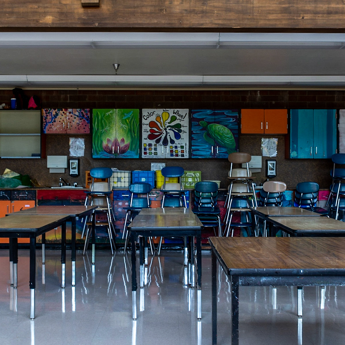 August 16. Art Class.   Wy'east Middle School, Vancouver, Washington, United States