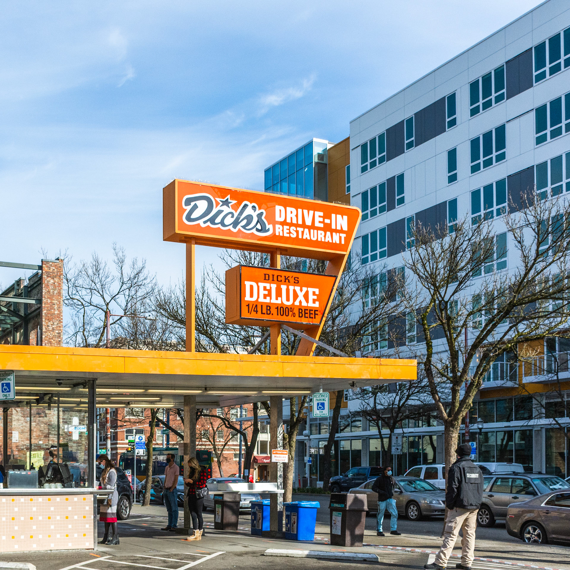 Dick's Drive-In Restaurant, East Broadway, Seattle, Washington, United States