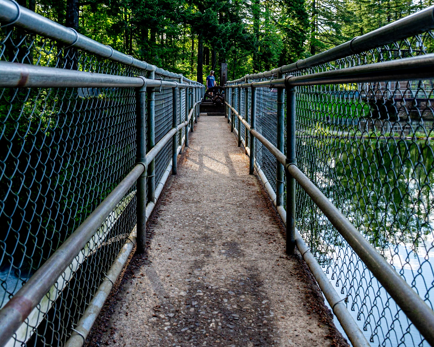 June 10. Dam Walkway.  Lacamas Park, Camas, Washington, United States