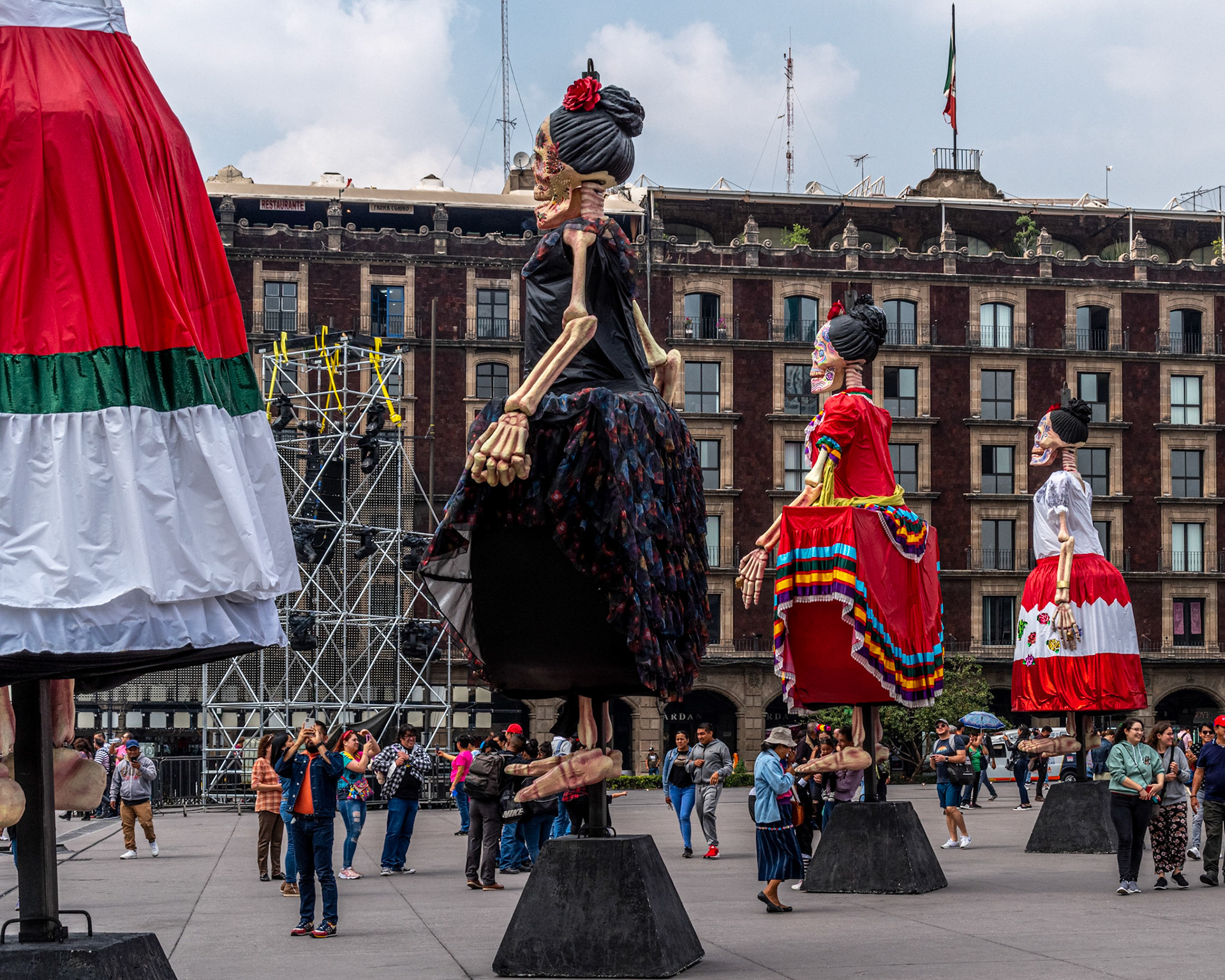 Zócalo Plaza de la Constitucion, Mexico City, Mexico