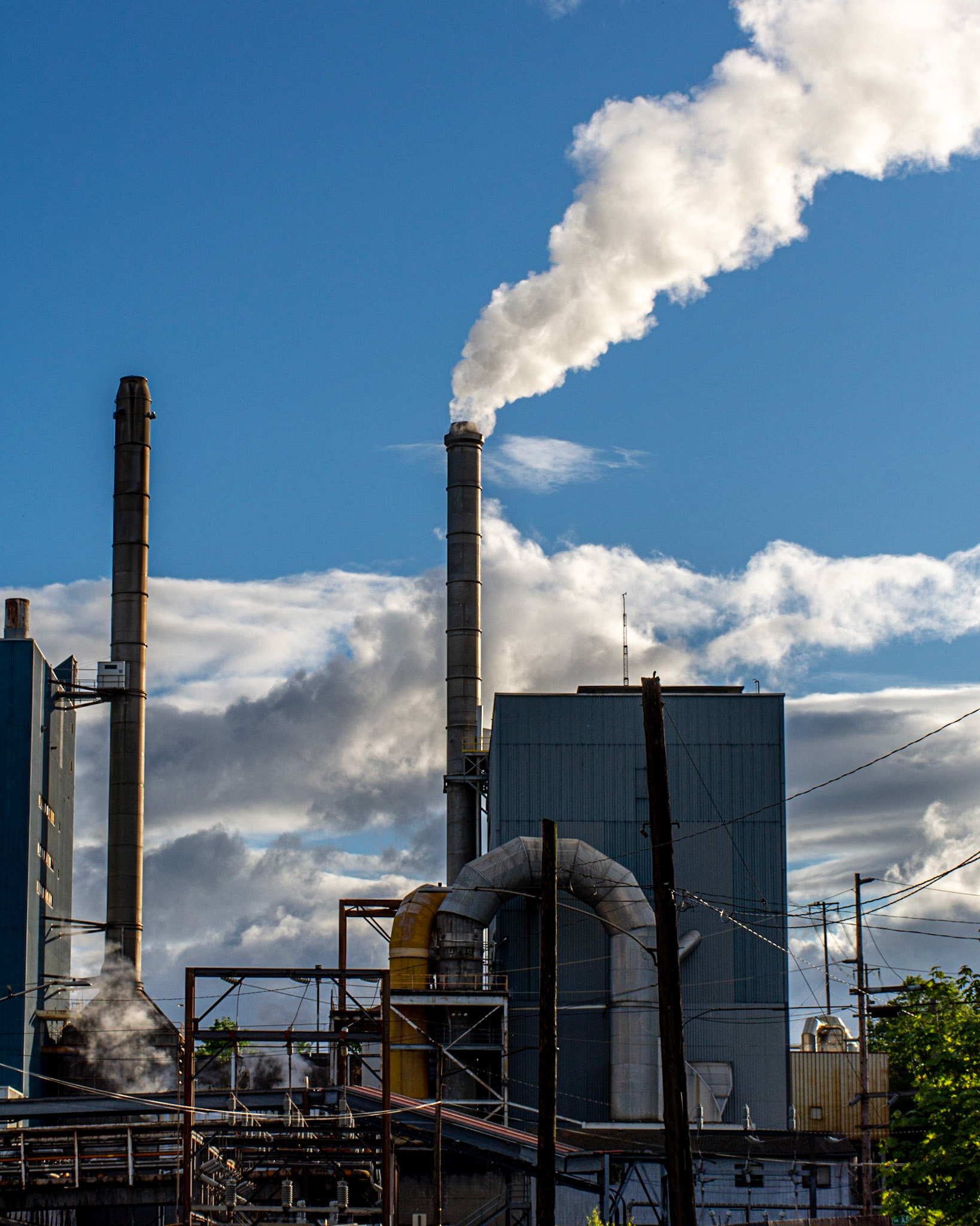 April 29. Cloud Machine.   Georgia Pacific Camas Mill, Camas, Washington, United States