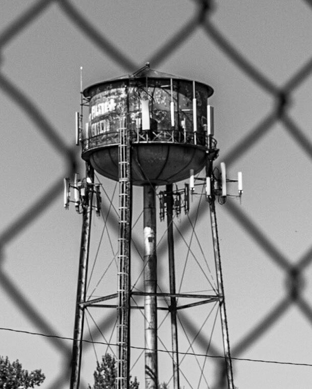 August 15. Water and Cell Phone Tower.   Troutdale, Oregon, United States