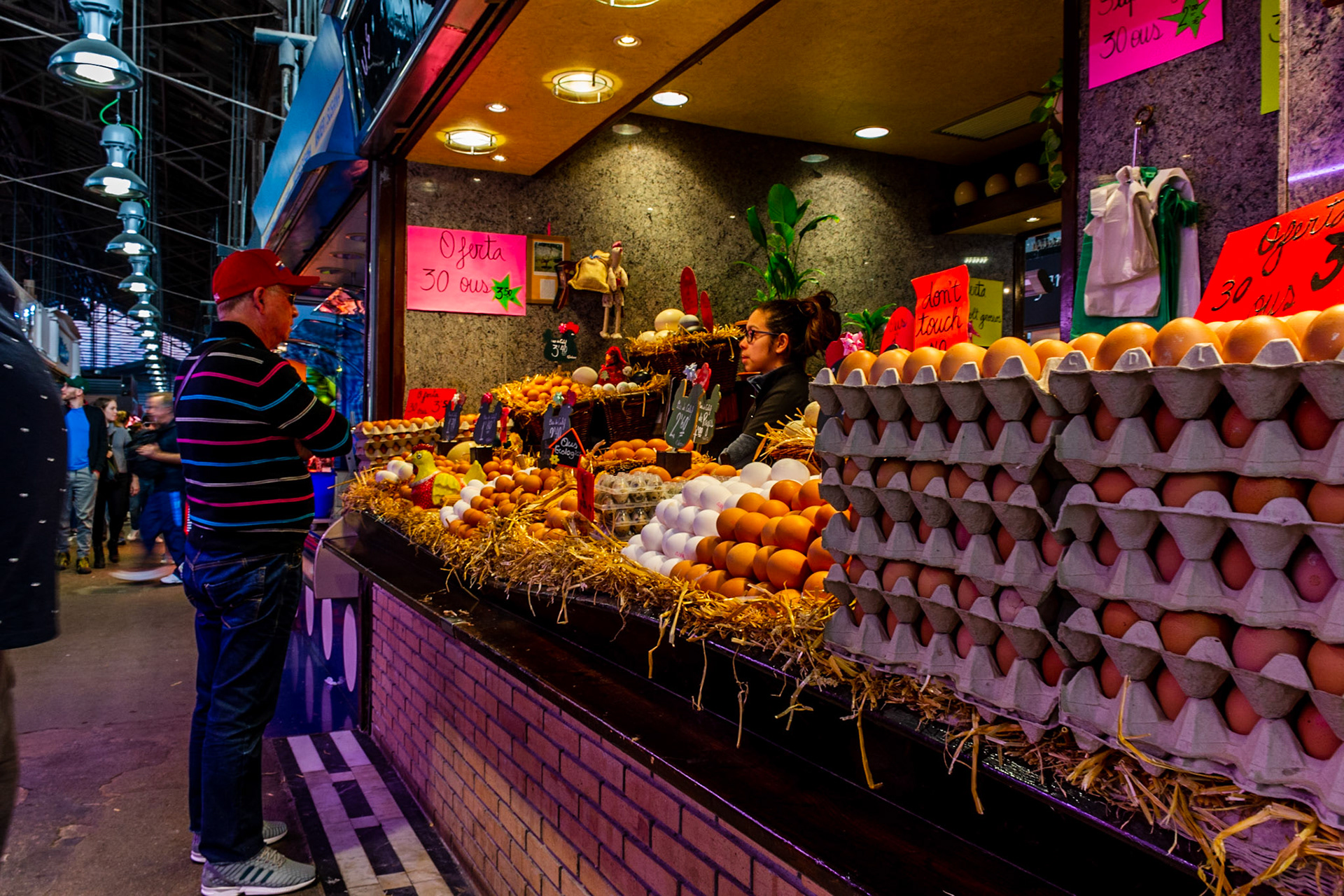Mercat St. Josep la Boqueria, Barcelona, Catalonia, Spain
