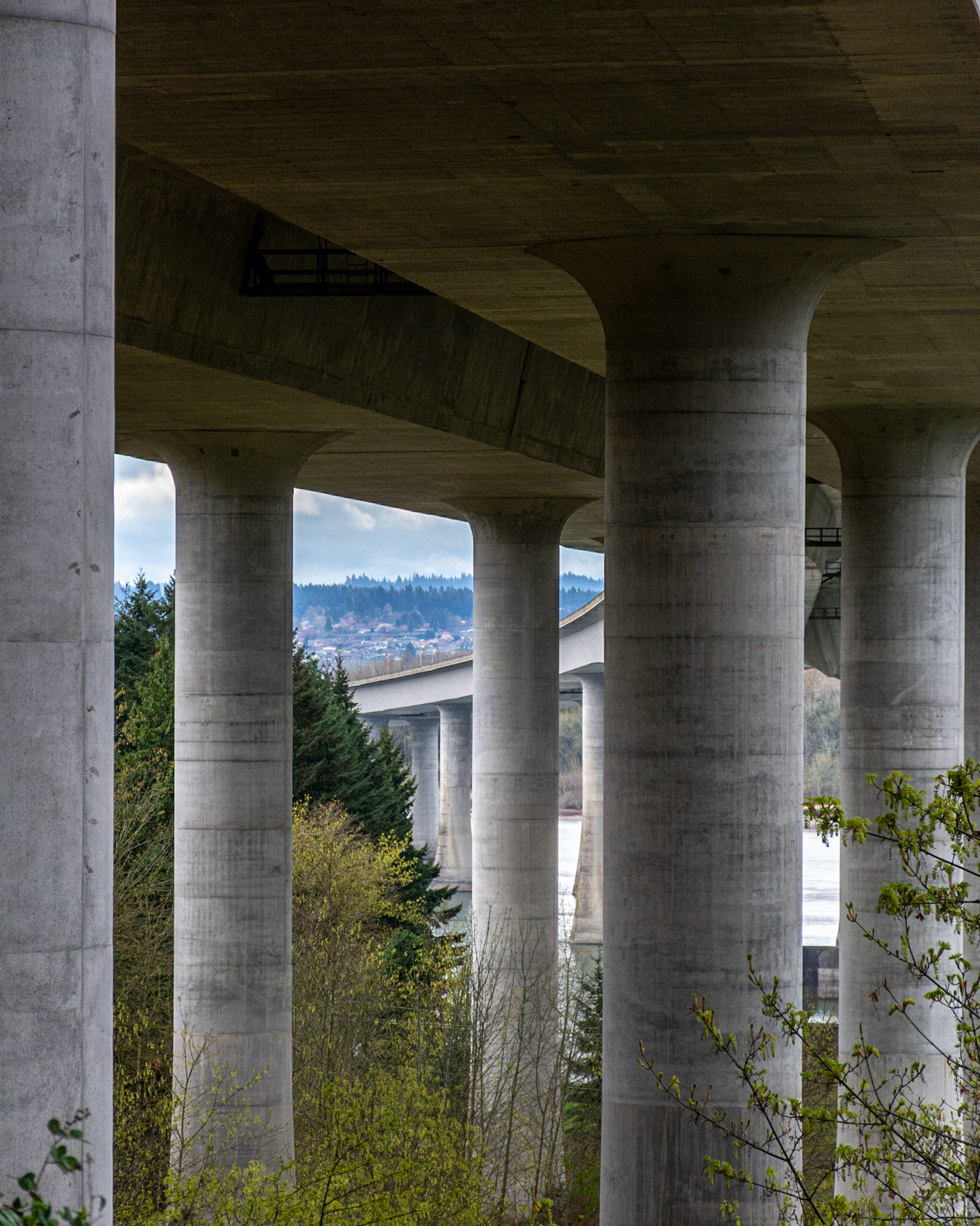 March 29. Over/Under.  I-205 Glenn Jackson Bridge, Vancouver, Washington, United States