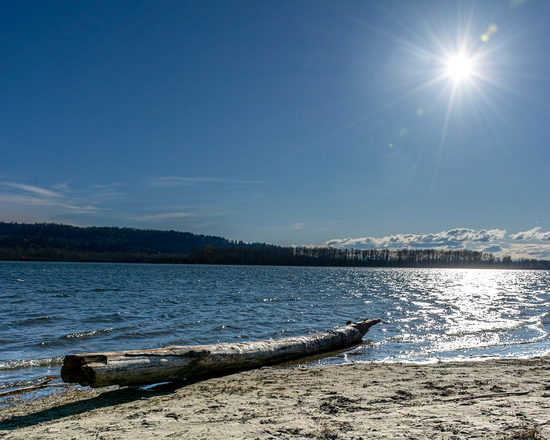 April 5. Spring Beach.  Cottonwood Beach, Washougal, Washington, United States