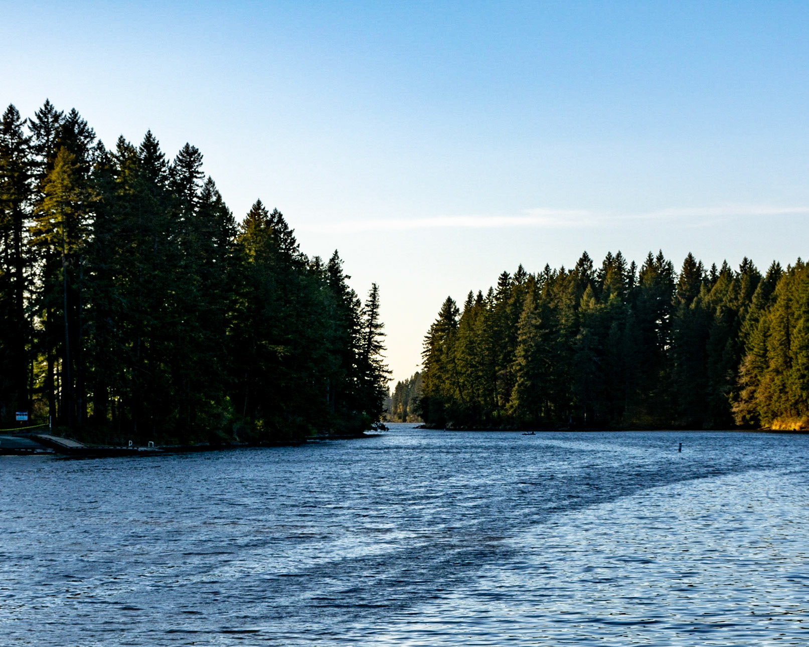 April 10. Lake Evening.  Lacamas Lake Regional Park, Camas, Washington, United States