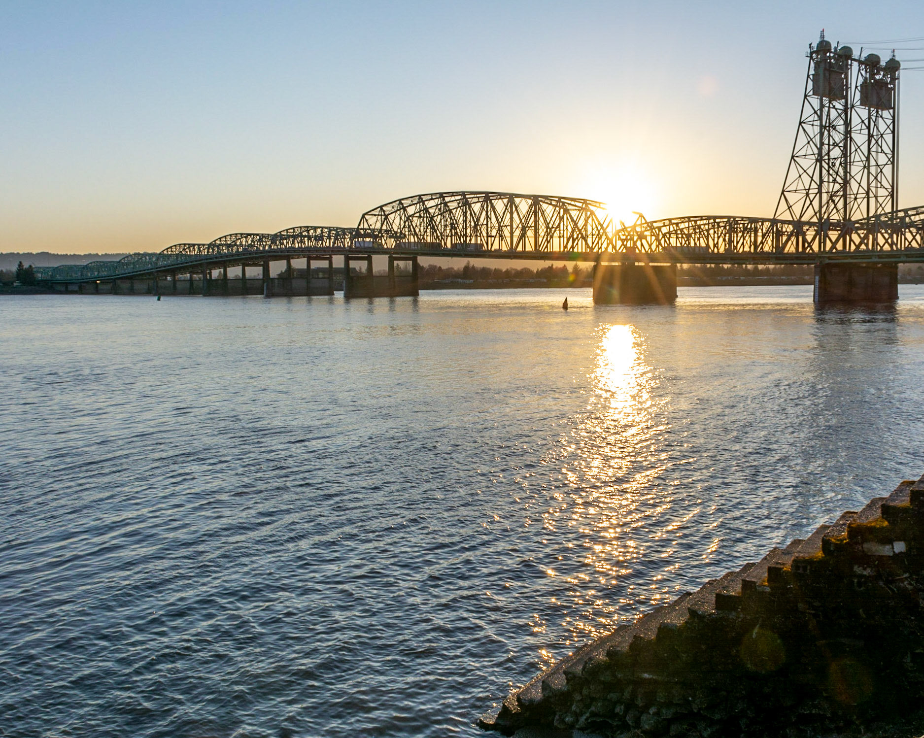 February 20.  River Stairs.  Vancouver, Washington, United States