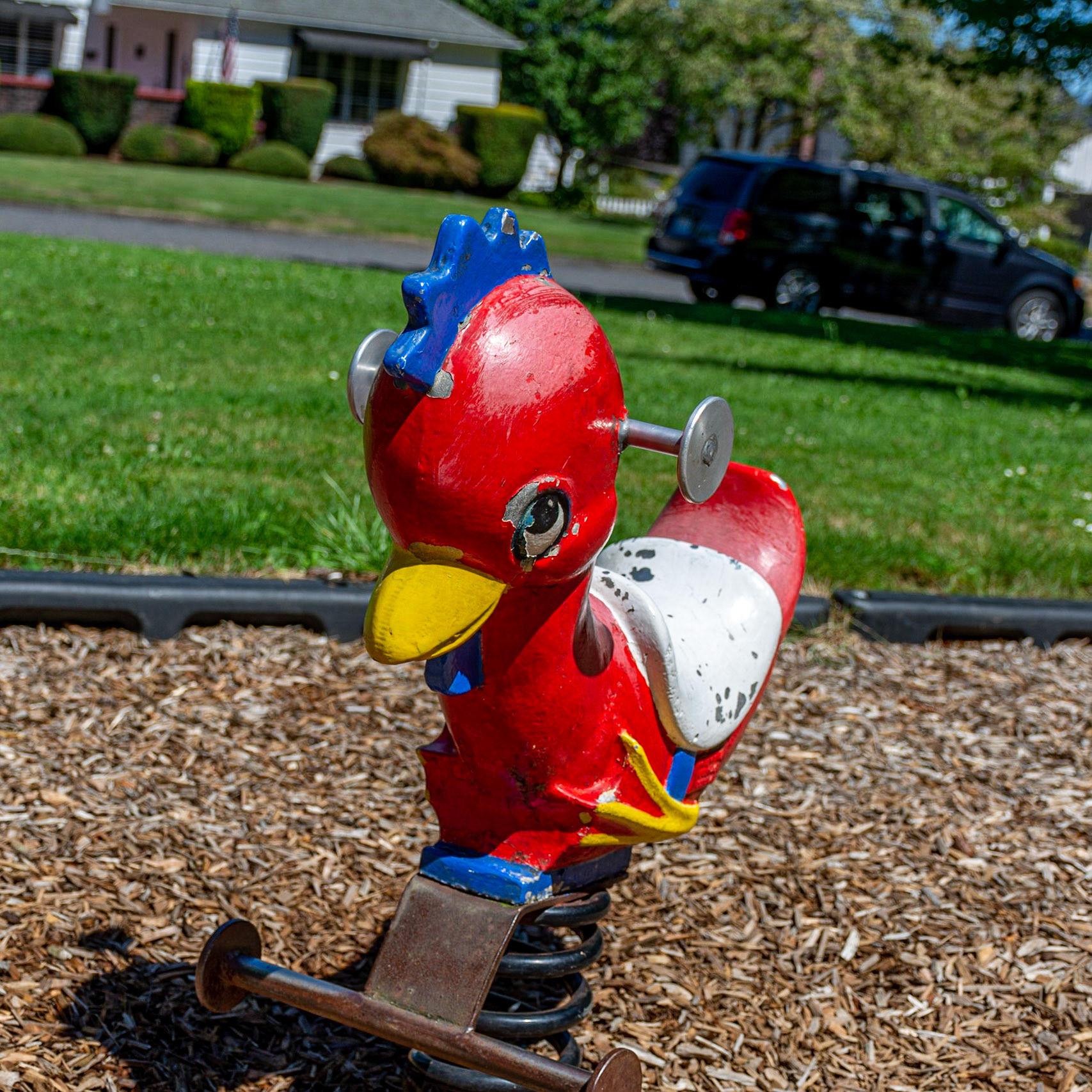 August 19. Spring Chicken.   Crown Park, Camas, Washington, United States