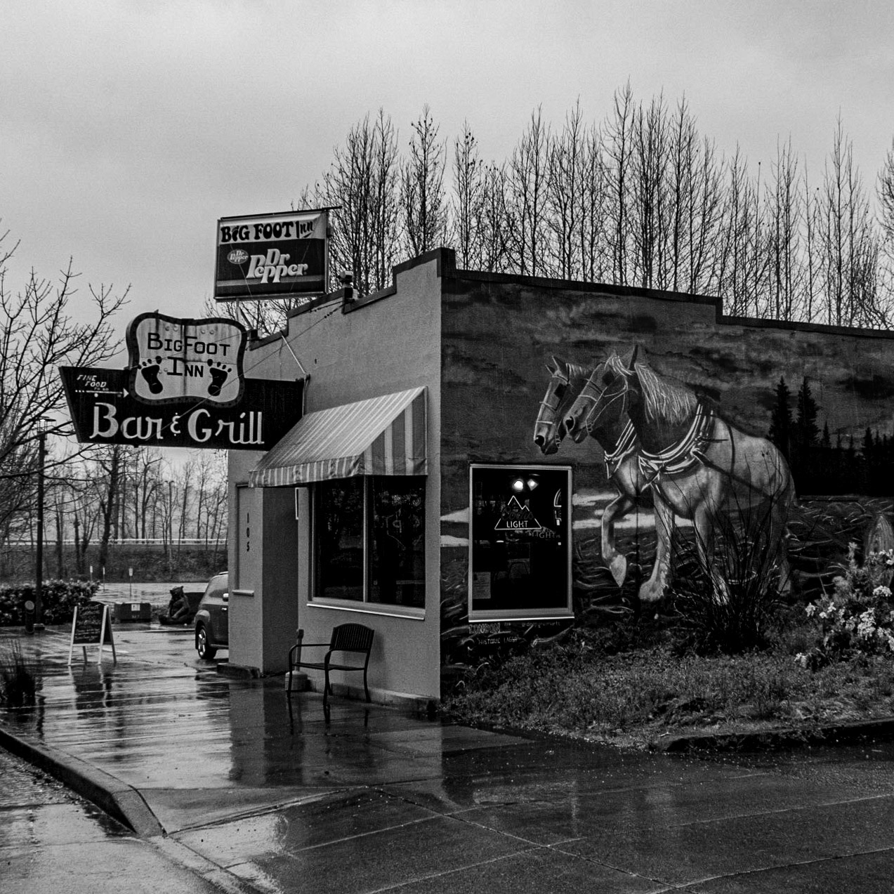 March 30. Bigfoot Inn.  Bigfoot Inn, Washougal, Washington, United States