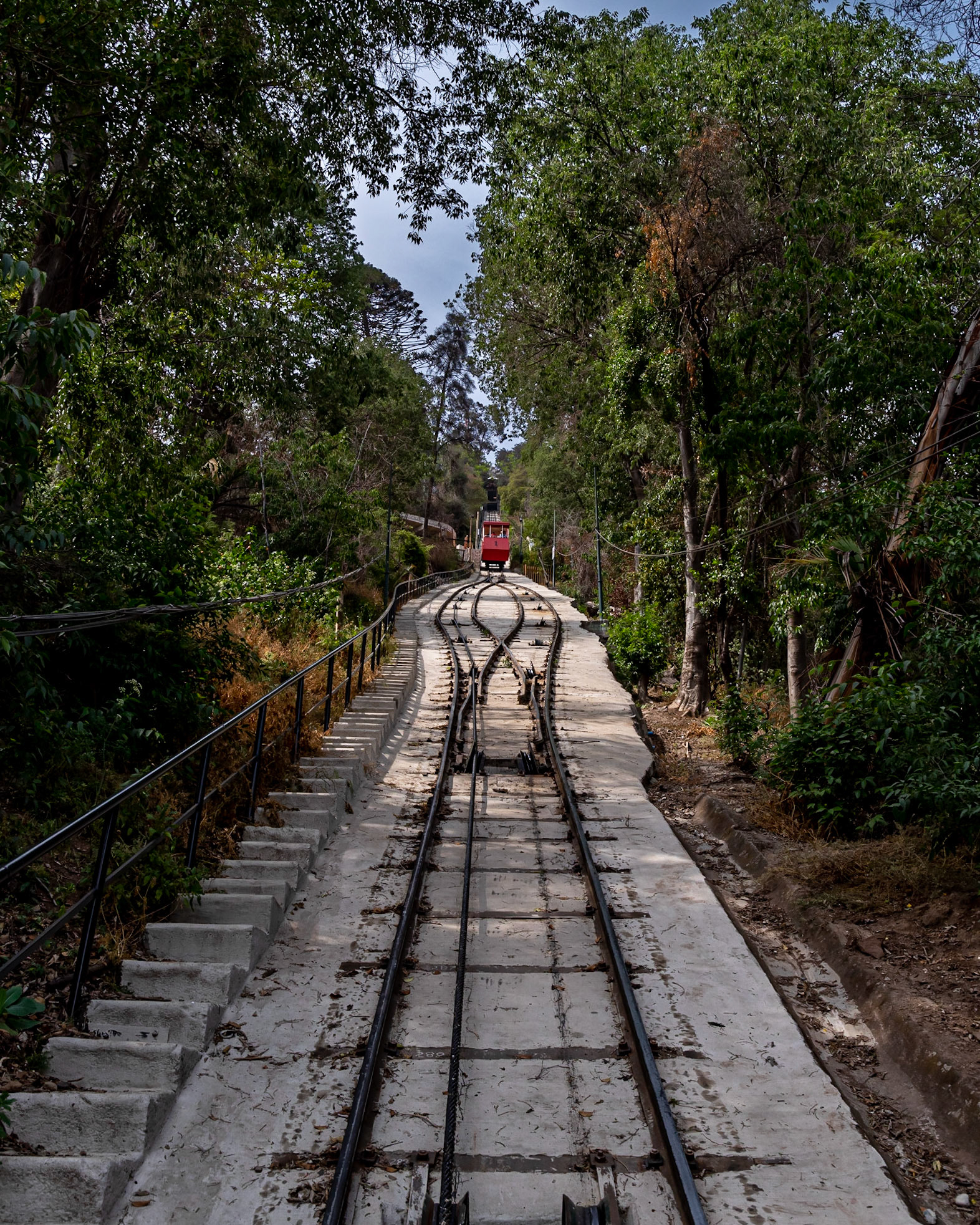 Funicular de Santiago, Cerro San Cristóbal, Santiago, Chile