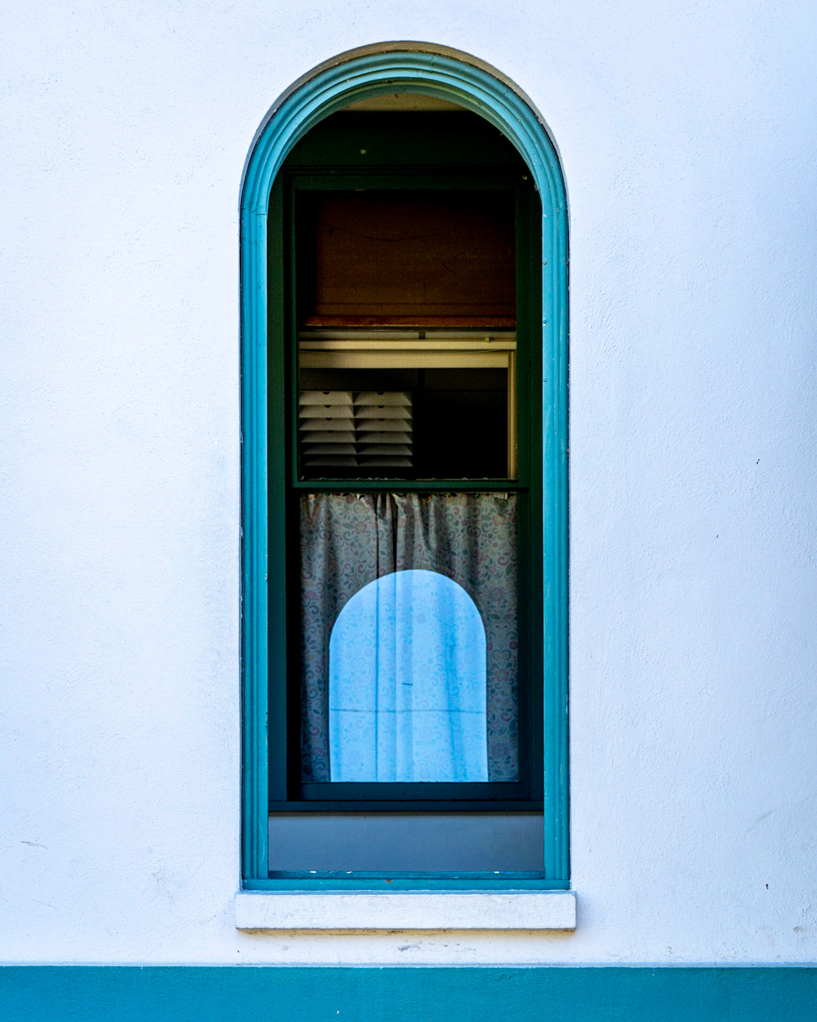 August 18. Shadow and Reflection.  Camas Community Center, Camas, Washington, United States