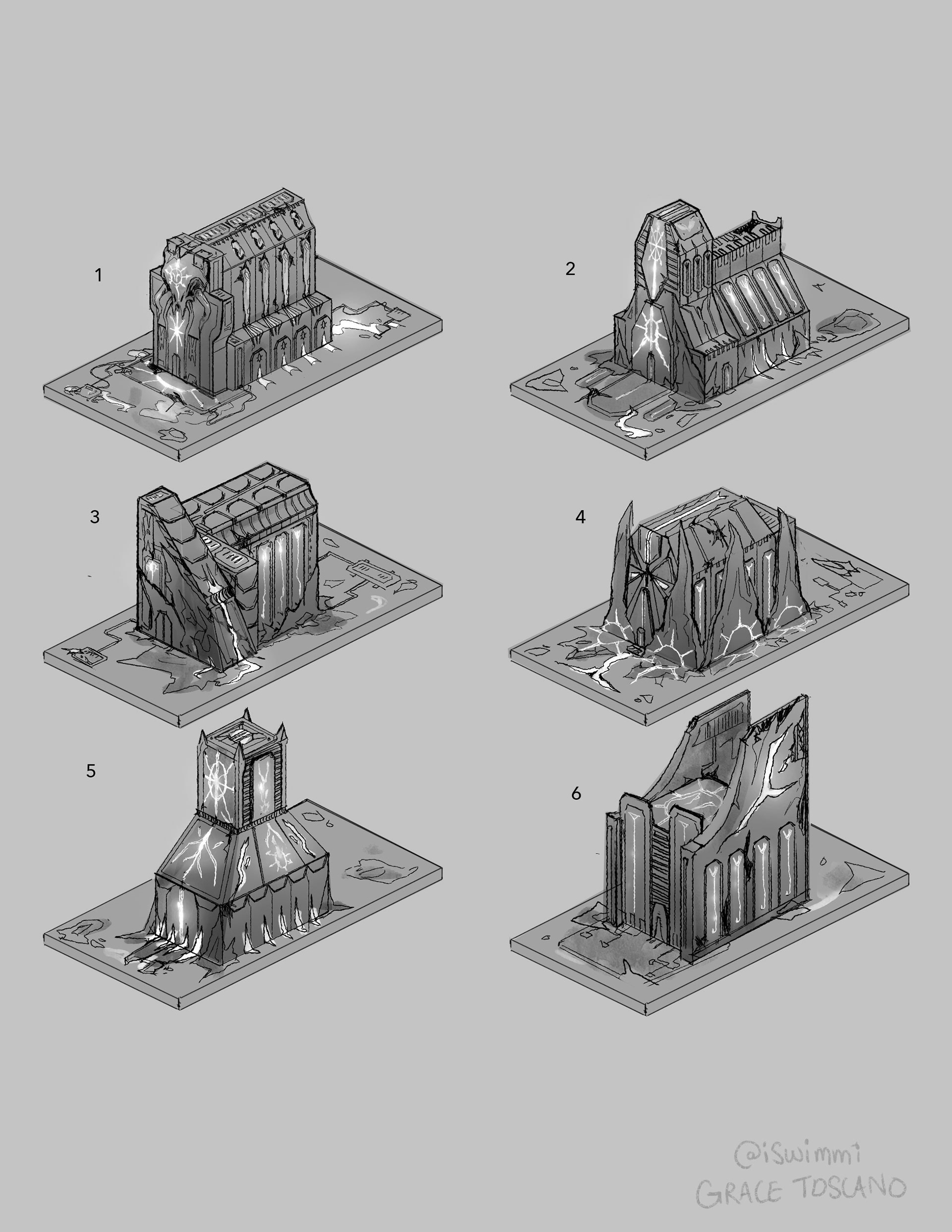 Infernal Spire Roughs 1