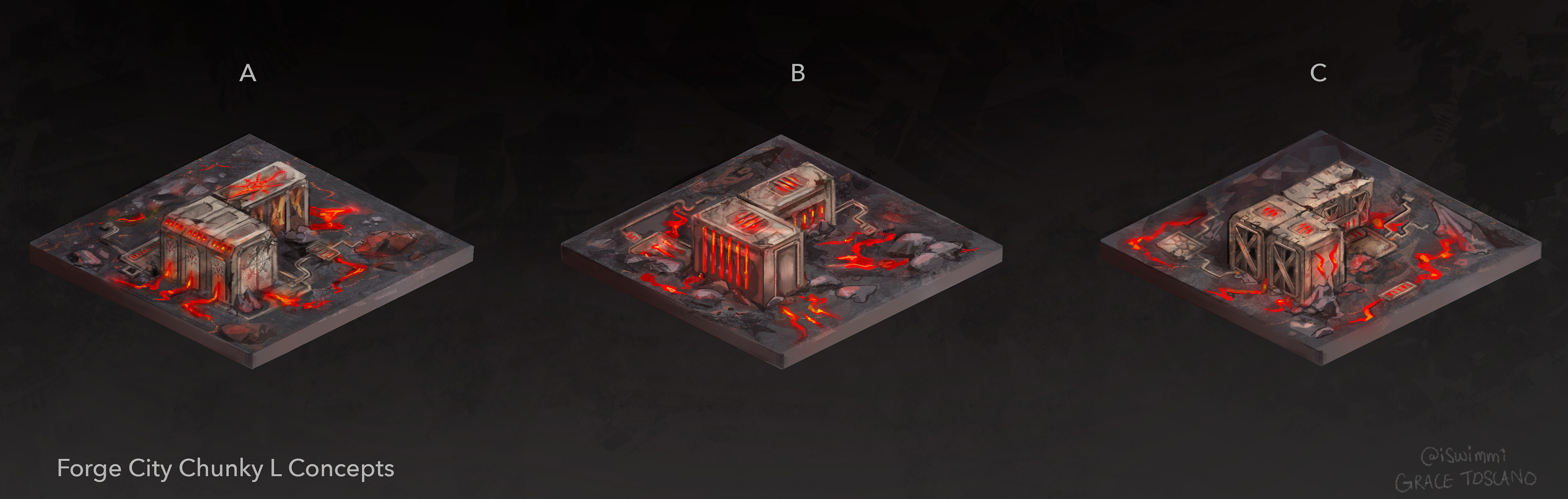 Accursed Furnace Painted Concepts