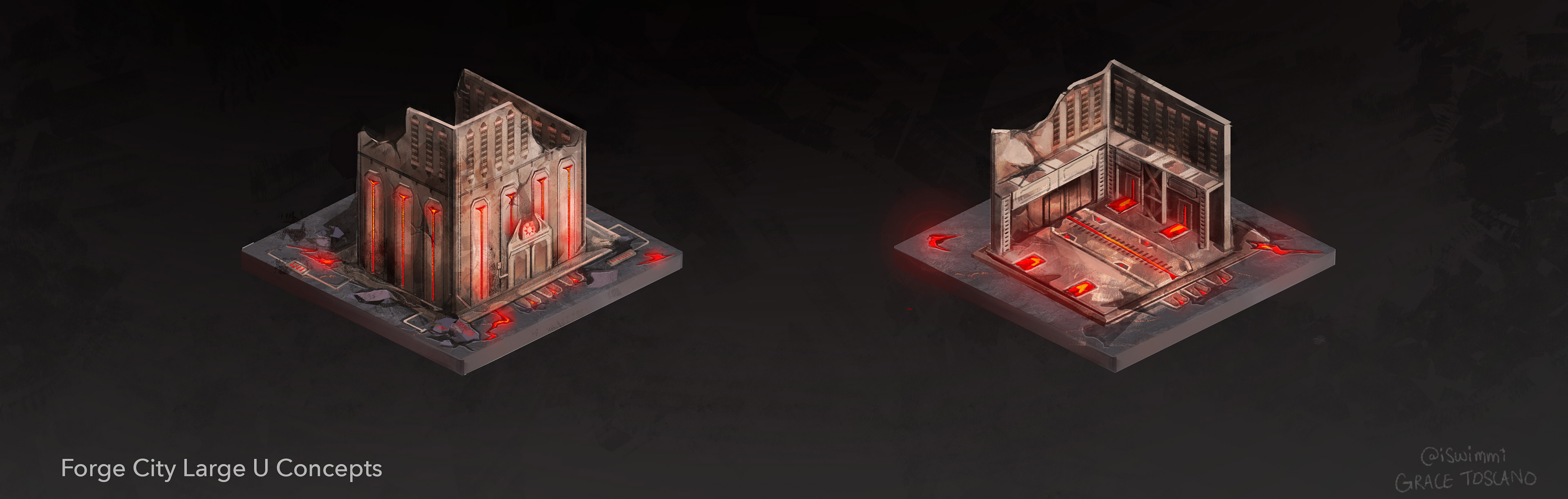 Hellfire Halls Painted Concepts