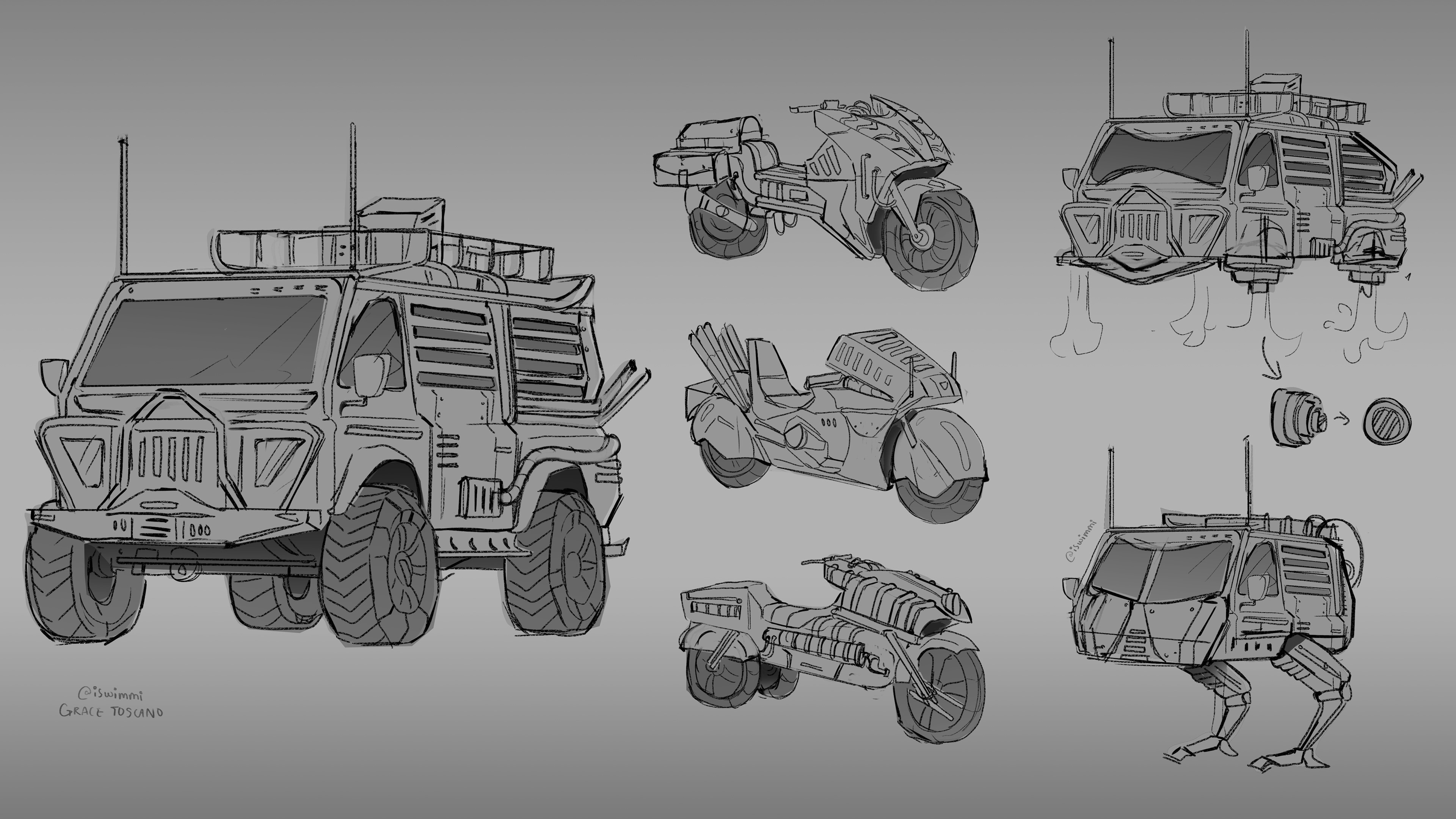 Vehicle Sketches