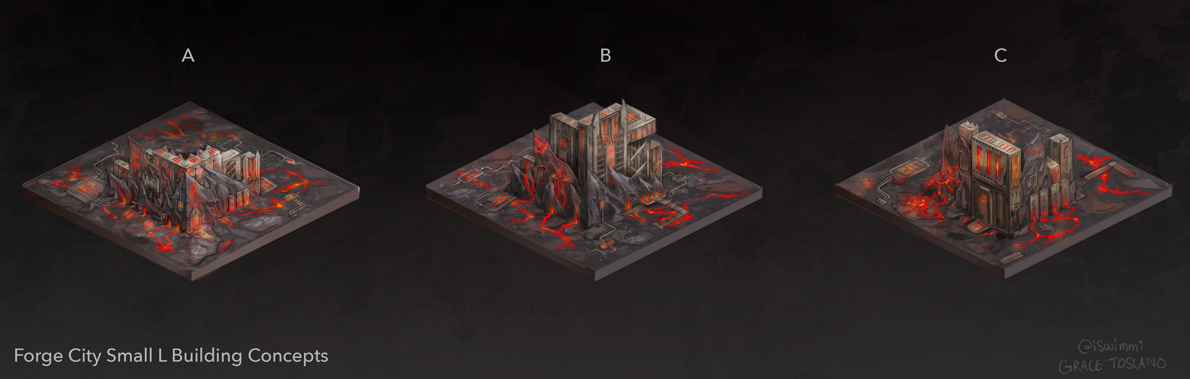 Forsaken Fortress Painted Concepts