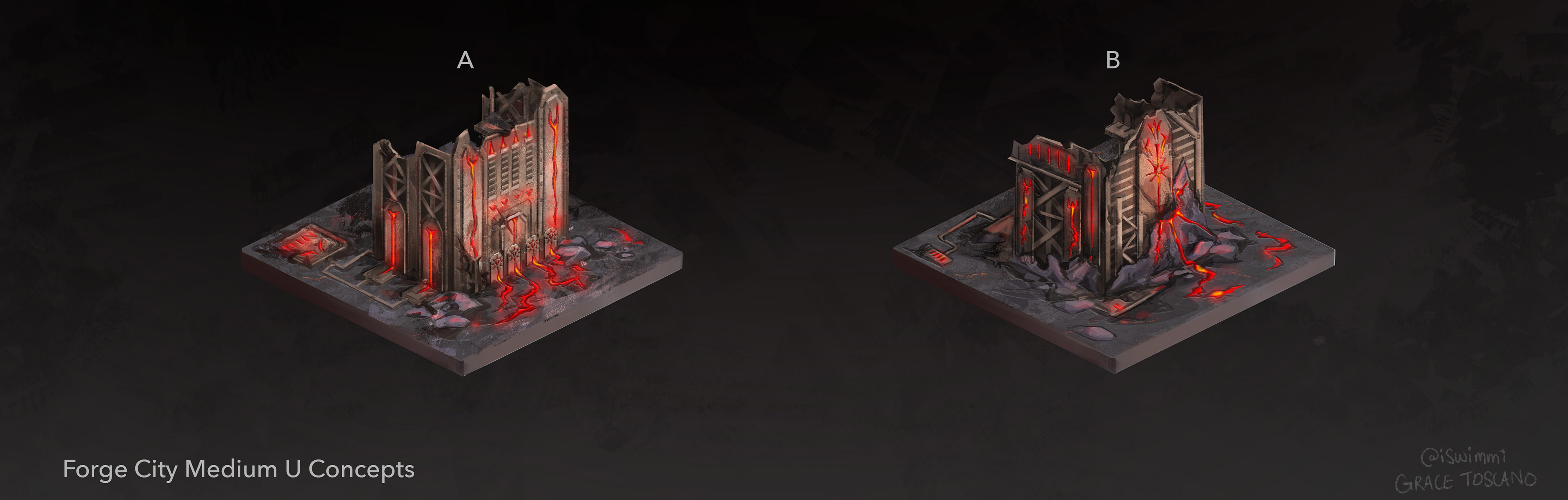 Cursed Factorum Painted Concepts