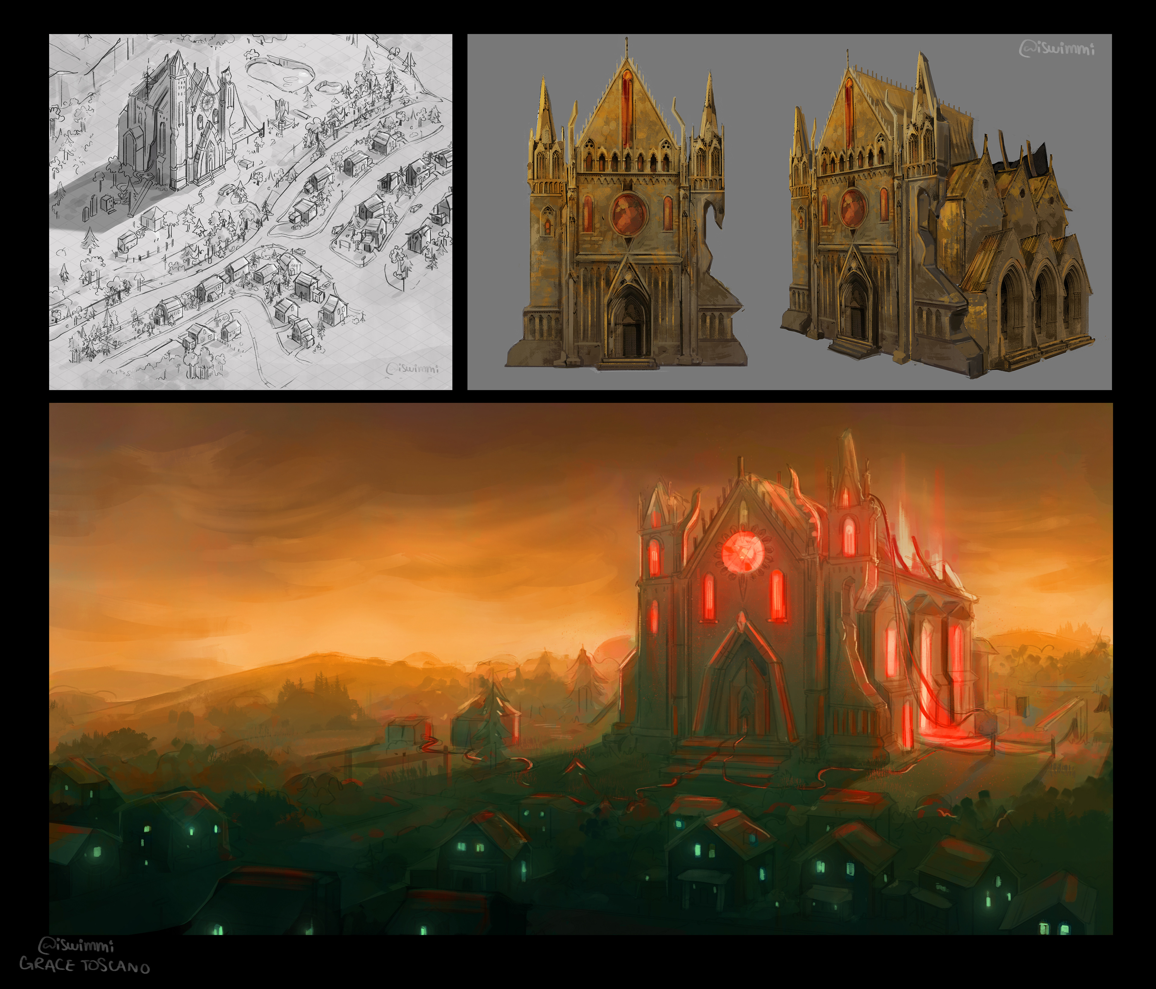 Church Concept Roughs