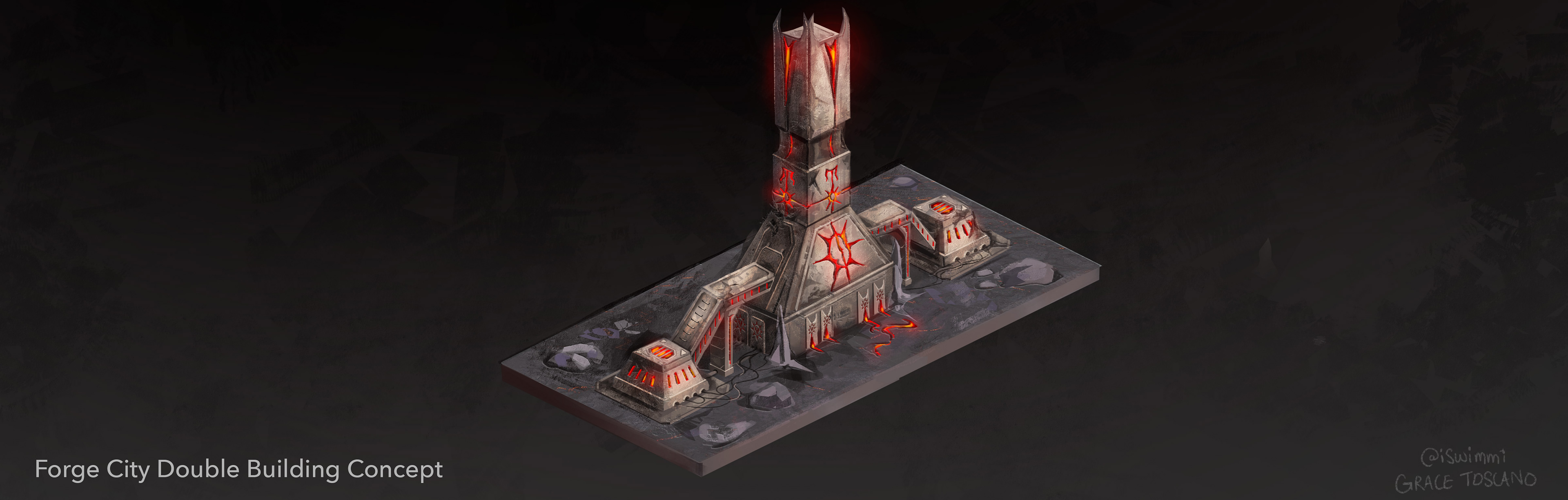 Infernal Spire Painted Concept
