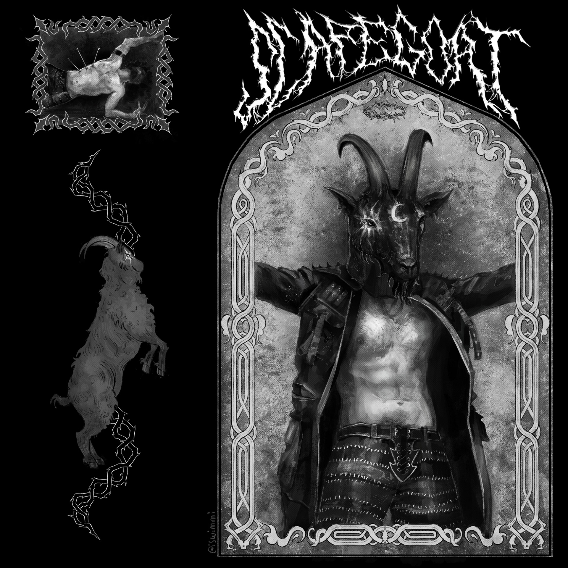 Scapegoat Black Metal Design
