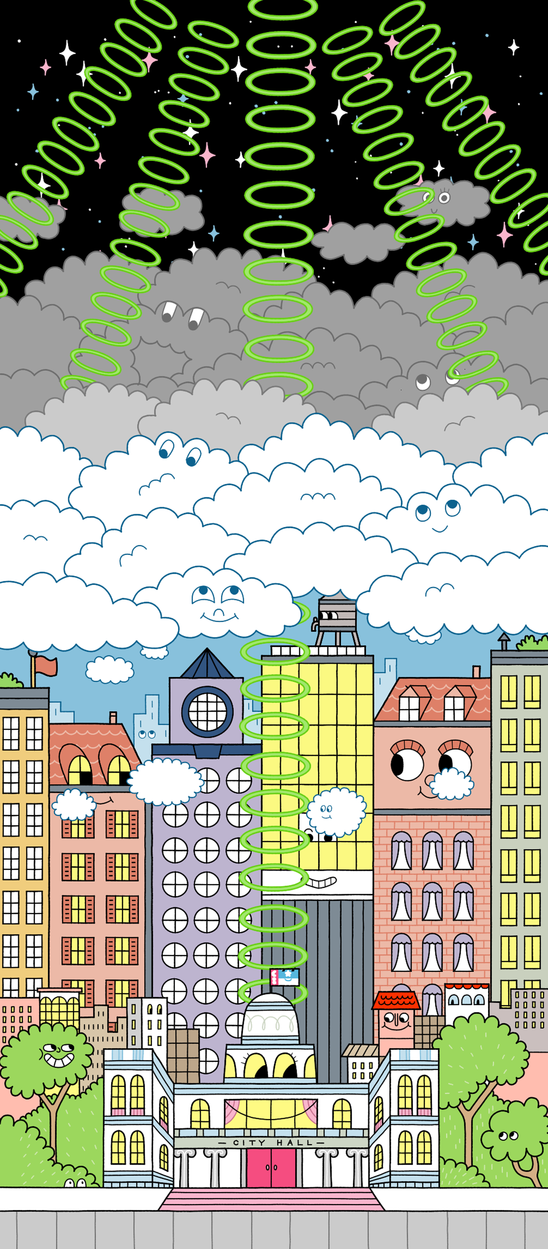 Sky Space Pan - Background cleanup and layout, designed by Augenblick Studios