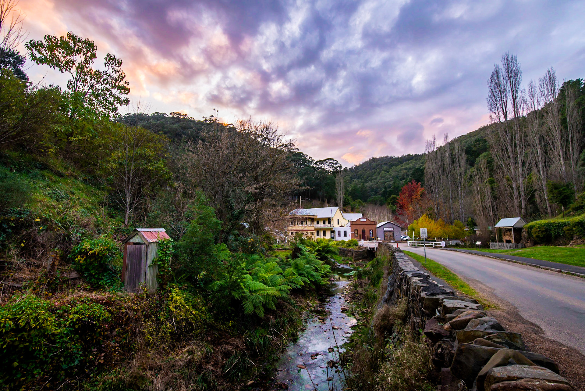 Autumn sunrise in Walhalla - Victoria, Australia