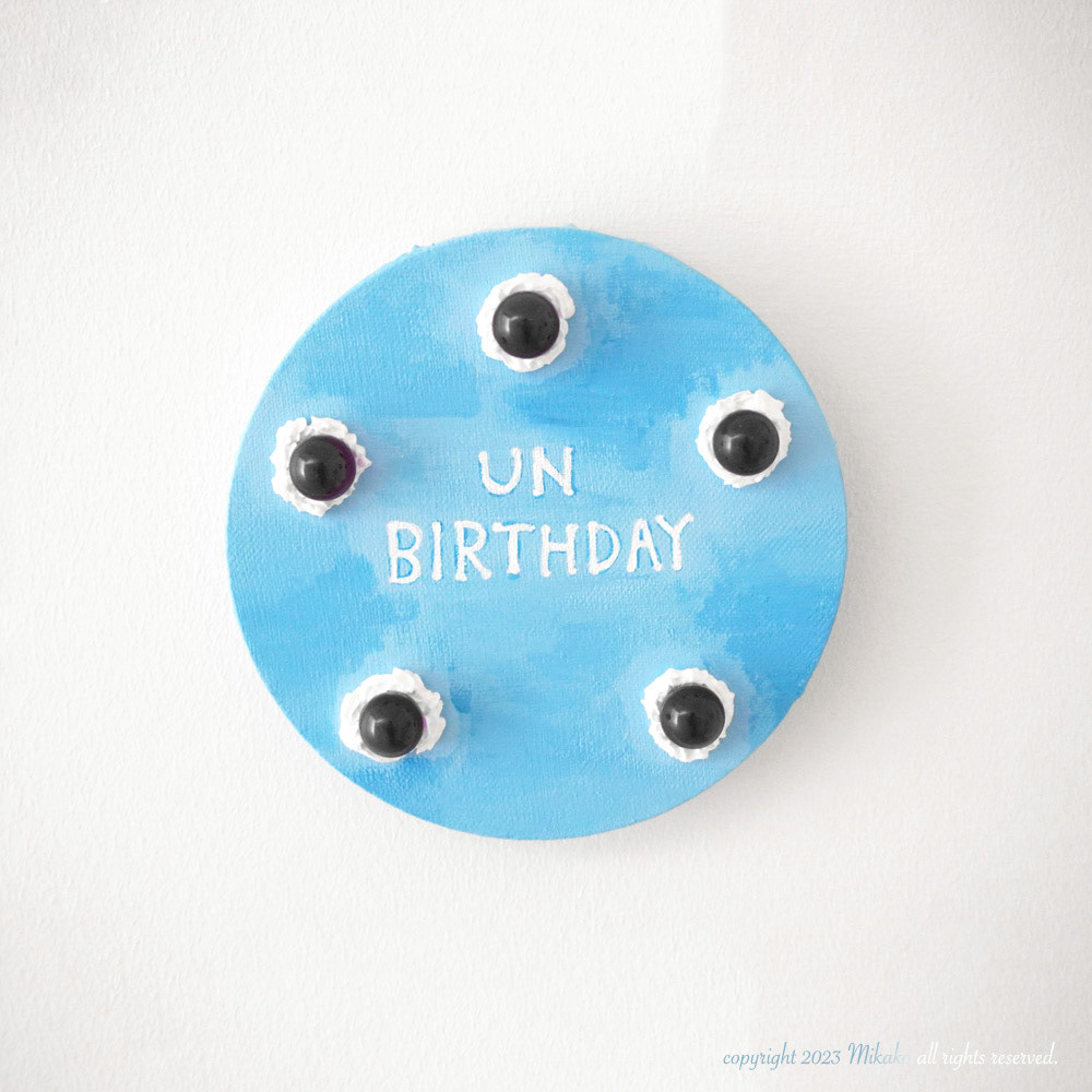 " blue cake " for Alice