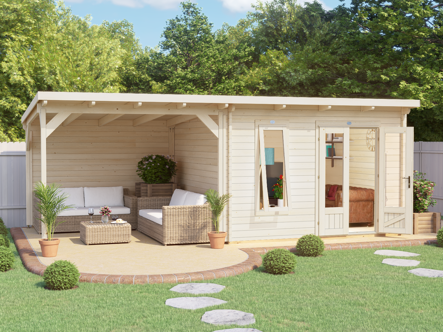 Log Cabin+Gazebo