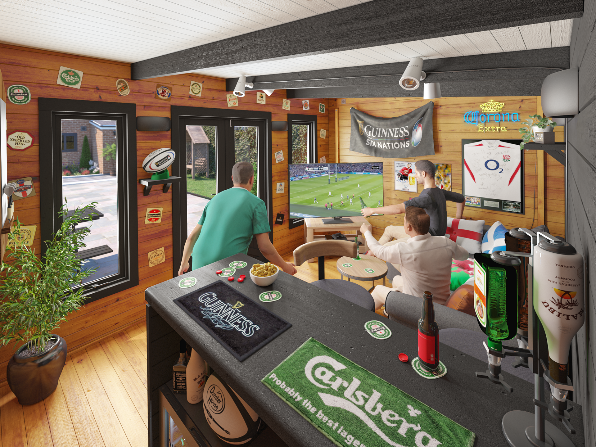 6 Nations Rugby Special Promo Cabin Image - Day