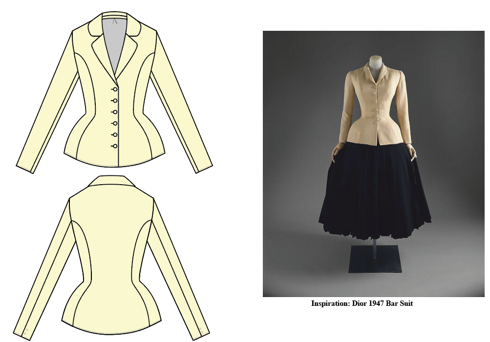 CAD Flats & Inspiration-Blazer