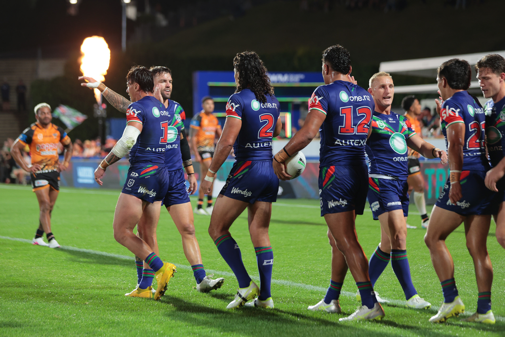Warriors v West Tigers NRL match, GO Media Mount Smart Stadium, March 2026